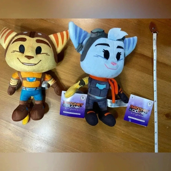 Ratchet & Clank Rift Apart - Ratchet & Rivet Plush Set - BNWT - ๐๐โโฌ - Picture 2 of 9